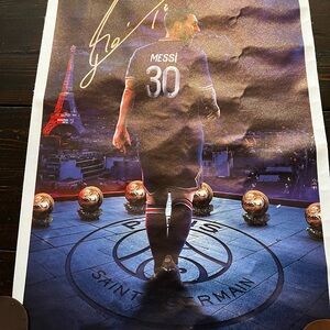 Messi Soccer Poster